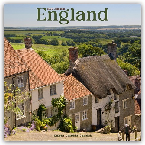 England 2025 - 16-Monatskalender - Avonside Publishing Ltd
