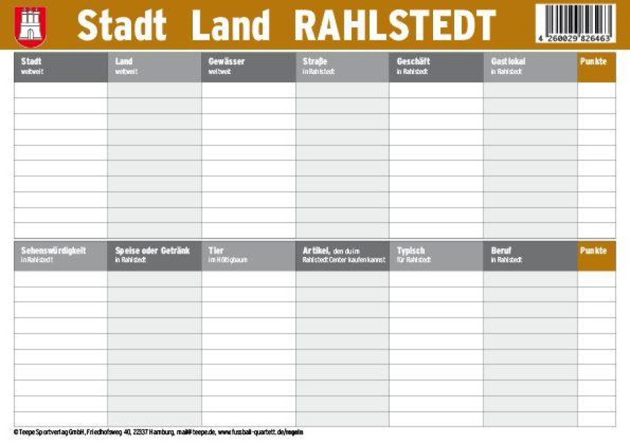 Hamburg: Stadt Land Rahlstedt - 