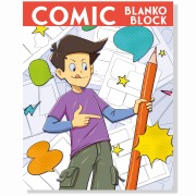 Cover-Bild zum Titel 'Comic Blanko Buch - kreiere dein eigenen Comic' von 'SimplePaper'
