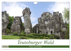 Cover-Bild zum Titel 'Teutoburger Wald - Natur und Kultur (Wandkalender 2026 DIN A4 quer), CALVENDO Monatskalender' von 'Thomas Becker'