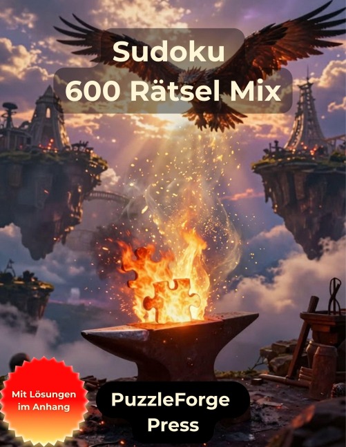 Sudoku - 600 Rätsel Mix - PuzzleForge(TM) Press