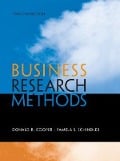 Cover-Bild zum Titel 'Business Research Methods' von 'Donald R. Cooper, Pamela S. Schindler'