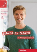 Cover-Bild zum Titel 'Schritt für Schritt in Alltag und Beruf 3 / Kursbuch + Arbeitsbuch' von 'Daniela Niebisch, Sylvette Penning-Hiemstra, Angela Pude, Franz Specht, Monika Reimann'