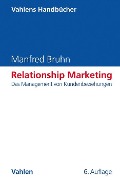 Cover-Bild zum Titel 'Relationship Marketing' von 'Manfred Bruhn'