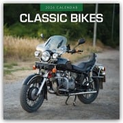Cover-Bild zum Titel 'Classic Bikes - Klassische Motorräder 2026 - 16-Monatskalender' von 'Robin Red'