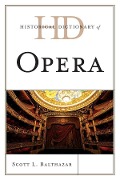 Cover-Bild zum Titel 'Historical Dictionary of Opera' von 'Scott L. Balthazar'
