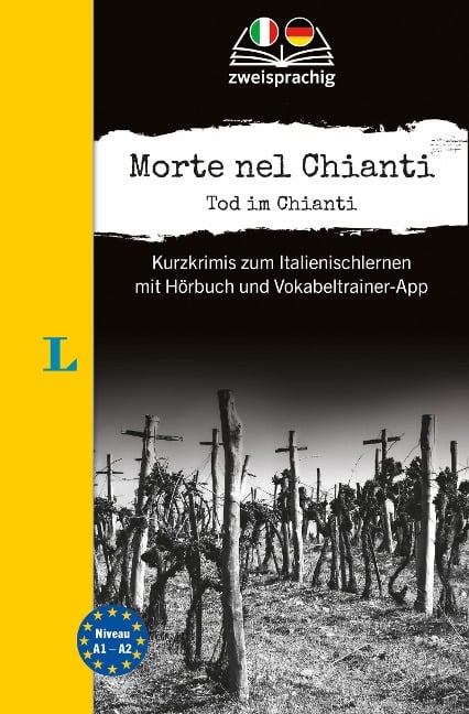 Langenscheidt Krimi zweisprachig Italienisch - Morte nel Chianti - Tod im Chianti (A1/A2) - Valerio Vial, Dominic Butler