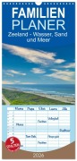 Cover-Bild zum Titel 'Familienplaner 2026 - Zeeland - Wasser, Sand und Meer mit 5 Spalten (Wandkalender, 21 x 45 cm) CALVENDO' von 'Herbert Böck'