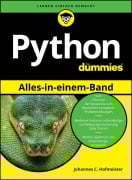 Cover-Bild zum Titel 'Python Alles-in-einem-Band für Dummies' von 'Johannes C. Hofmeister'