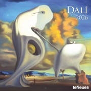 NEUMANNVERLAGE - Dali 2026 Broschürenkalender, 30x30cm, Wandkalender mit ausgewählten Kunstwerken von Dli, internationalen Feiertagen und Mondphasen, viel Platz für Notizen - 