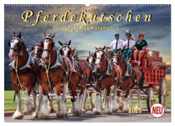 Cover-Bild zum Titel 'Pferdekutschen - Vorgänger des Automobils (Wandkalender 2026 DIN A2 quer), CALVENDO Monatskalender' von 'Peter Roder'