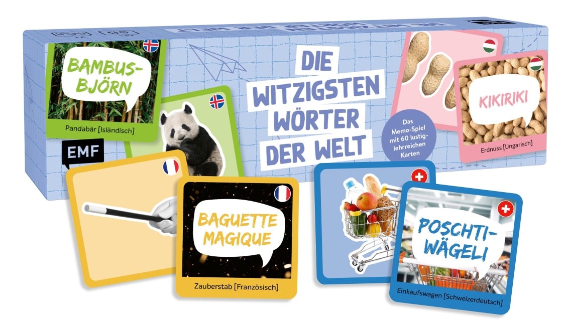 Memo-Spiel: Die witzigsten Wörter der Welt - 