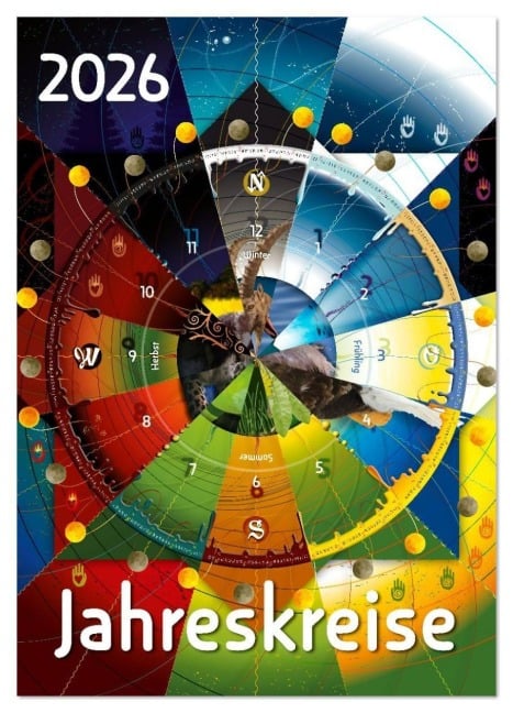 Jahreskreise (Wandkalender 2026 DIN A3 hoch), CALVENDO Monatskalender - Ines Dhein