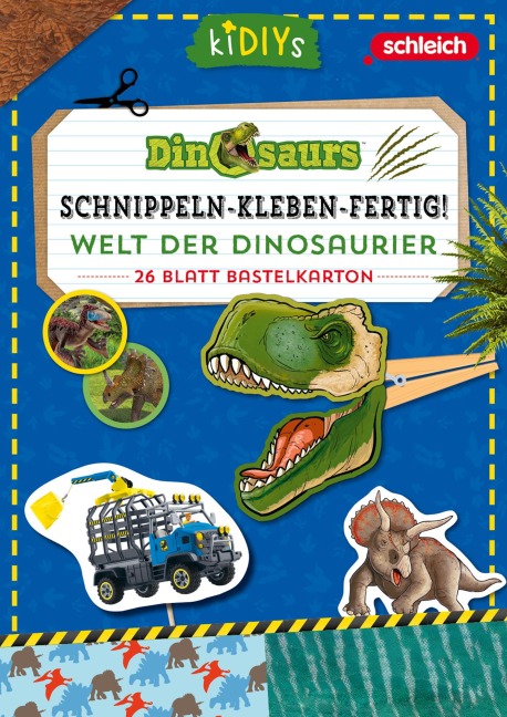 Schnippeln-Kleben-Fertig - Schleich Dinos - 