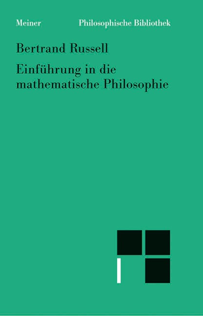 Einführung in die mathematische Philosophie - Bertrand Russell