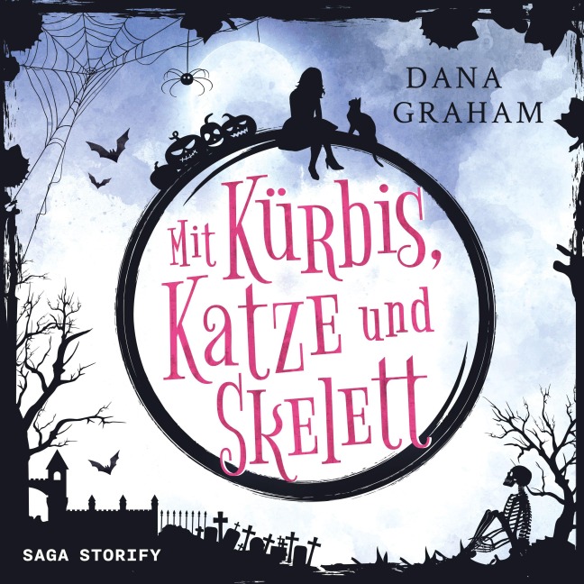 Mit Kürbis, Katze und Skelett - Dana Graham