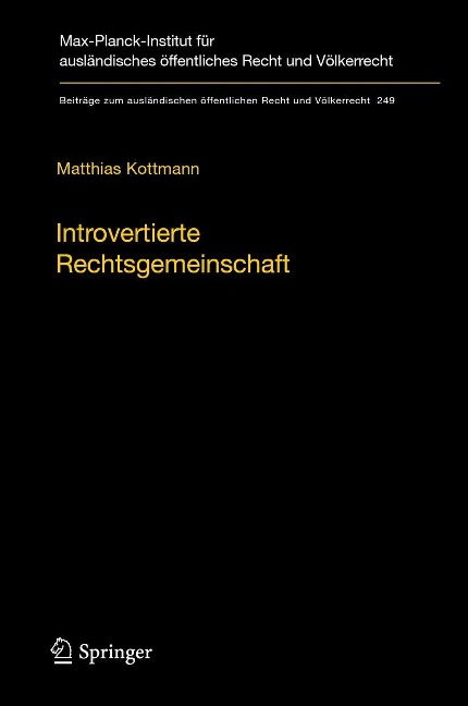 Introvertierte Rechtsgemeinschaft - Matthias Kottmann