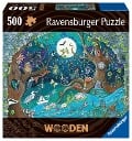 Cover-Bild zum Titel 'Ravensburger Puzzle 17516 - Fantasy Forest - 500 Teile Holzpuzzle für Kinder und Erwachsene ab 14 Jahren, mit stabilen, individuellen Puzzleteilen und 40 kleinen Holzfiguren (Whimsies)' von ''
