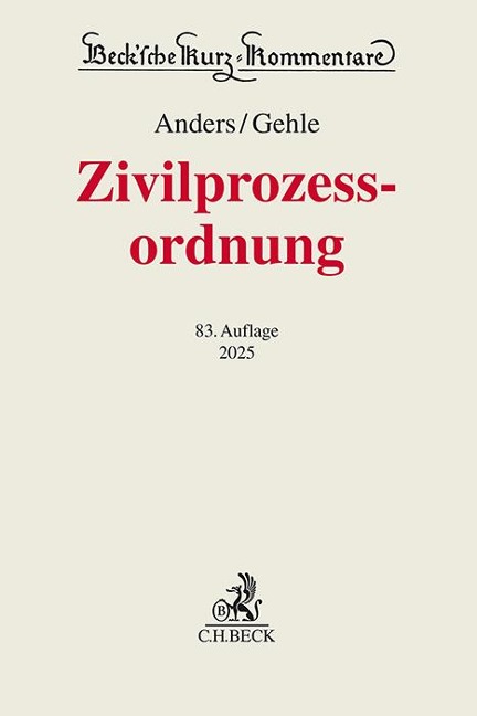 Zivilprozessordnung. ZPO - 