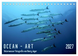 Cover-Bild zum Titel 'Ocean-Art / CH-Version (Tischkalender 2027 DIN A5 quer), CALVENDO Monatskalender' von 'Henry Jager'