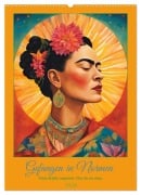 Cover-Bild zum Titel 'Gefangen in Normen. Frida Kahlo inspiriert. Flor de mi alma (Wandkalender 2026 DIN A2 hoch), CALVENDO Monatskalender' von 'Rose El Rose'