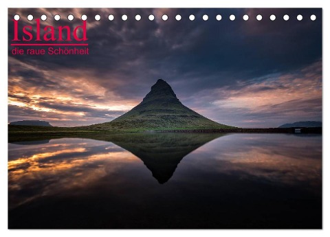 Island - die raue Schönheit (Tischkalender 2024 DIN A5 quer), CALVENDO Monatskalender - Dieter Weck