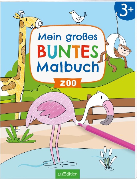 Mein großes buntes Malbuch - Zoo - 