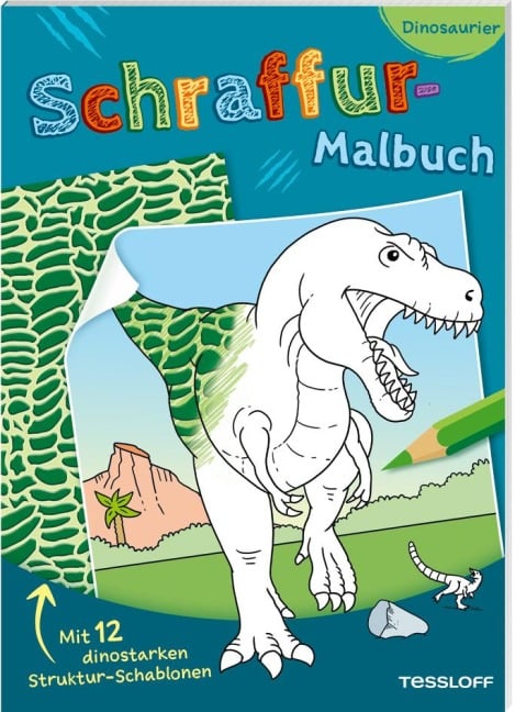 Schraffur-Malbuch. Dinosaurier - 