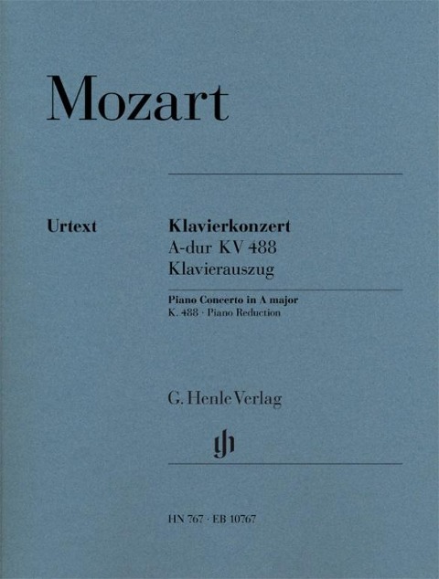 Mozart, Wolfgang Amadeus - Klavierkonzert A-dur KV 488 - Wolfgang Amadeus Mozart