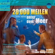 Cover-Bild zum Titel '...mit Pauken und Trompeten, 20000 Meilen unter dem Meer' von 'Jules Verne, Henrik Albrecht'