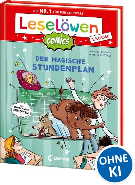 Leselöwen Comics 1. Klasse - Der magische Stundenplan - Michael Petrowitz