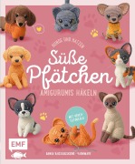 Cover-Bild zum Titel 'Süße Pfötchen - Hunde und Katzen als Amigurumis häkeln' von 'Banga Vaicekauskiene'
