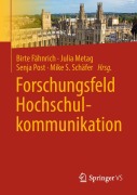 Cover-Bild zum Titel 'Forschungsfeld Hochschulkommunikation' von ''