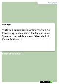 Verfassen individueller Sommerelfchen zur Förderung des fantasievollen Umgangs mit Sprache. Unterrichtsentwurf Grundschule Deutsch Klasse 1 - 