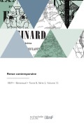 Cover-Bild zum Titel 'Revue contemporaine' von 'Alphonse de Calonne'