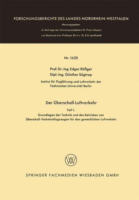 Der Überschall-Luftverkehr - Edgar Rößger Edgar Rößger