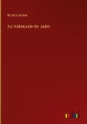 Cover-Bild zum Titel 'Zur Volkskunde der Juden' von 'Richard Andrée'