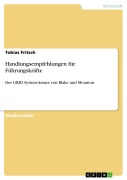 Cover-Bild zum Titel 'Handlungsempfehlungen für Führungskräfte' von 'Tobias Fritsch'