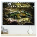 Glückliche Frösche (hochwertiger Premium Wandkalender 2025 DIN A2 quer), Kunstdruck in Hochglanz - Kathrin Gawlik