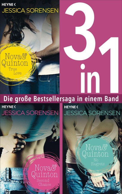 Nova & Quinton 1-3: True Love / Second Chance / No Regrets (3in1-Bundle) - Jessica Sorensen