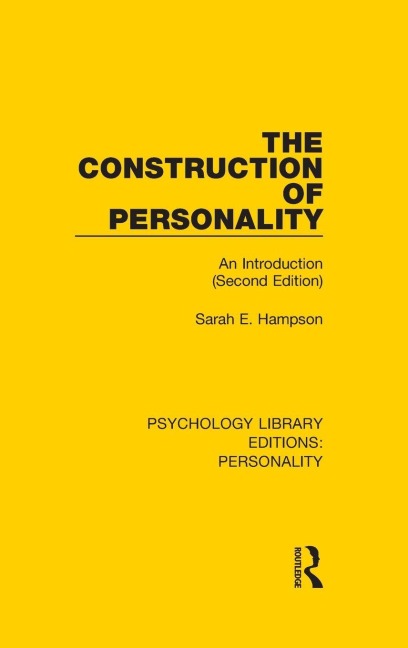 The Construction of Personality - Sarah E. Hampson