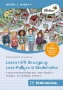 Cover-Bild zum Titel 'Lesen trifft Bewegung: Lese-Rallyes in Stadelhofen' von 'Anika Hau-Schmitt, Carmen Kunze'