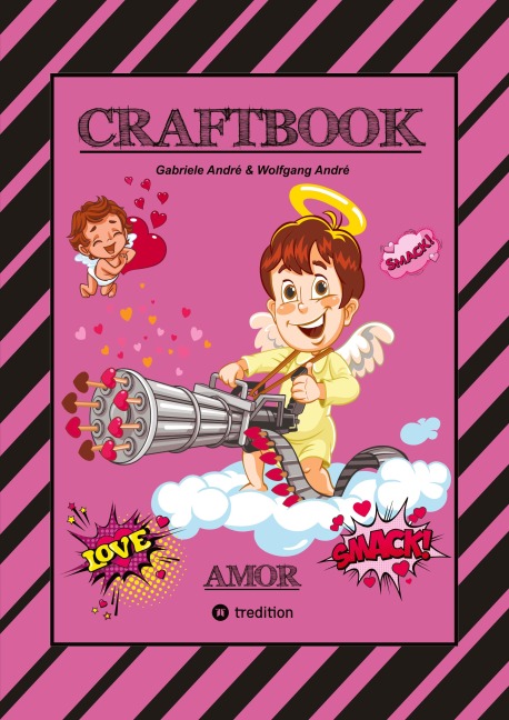 CRAFTBOOK - LIEBEVOLLE AUSMALMOTIVE - BASTELVORSCHLÄGE - GESCHENKEIDEEN - KNIFFLIGE RÄTSEL UND AUFGABEN - LUSTIGE TIERE - KIDS - PÄRCHEN - Gabriele André, Wolfgang André