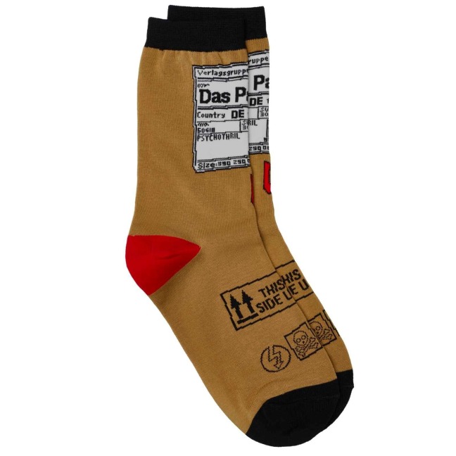 Sebastian Fitzek-Socken "Das Paket" Größe 36-41 - 