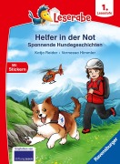 Cover-Bild zum Titel 'Leserabe 1. Lesestufe - Helfer in der Not. Spannende Hundegeschichten' von 'Katja Reider'