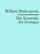 Cover-Bild zum Titel 'Die Komödie der Irrungen' von 'William Shakespeare'