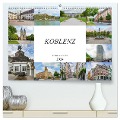 Koblenz Stadtansichten (hochwertiger Premium Wandkalender 2024 DIN A2 quer), Kunstdruck in Hochglanz - Dirk Meutzner