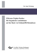 Cover-Bild zum Titel 'Effiziente Triplett-Emitter für Organische Leuchtdioden auf der Basis von Iridium(III)-Komplexen' von ''