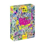 Cover-Bild zum Titel 'Kiezpuzzle Berlin - 1000 Teile' von 'Tobias Schrank, Res Matthys, Sarah Maret'