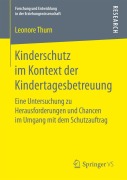 Cover-Bild zum Titel 'Kinderschutz im Kontext der Kindertagesbetreuung' von 'Leonore Thurn'